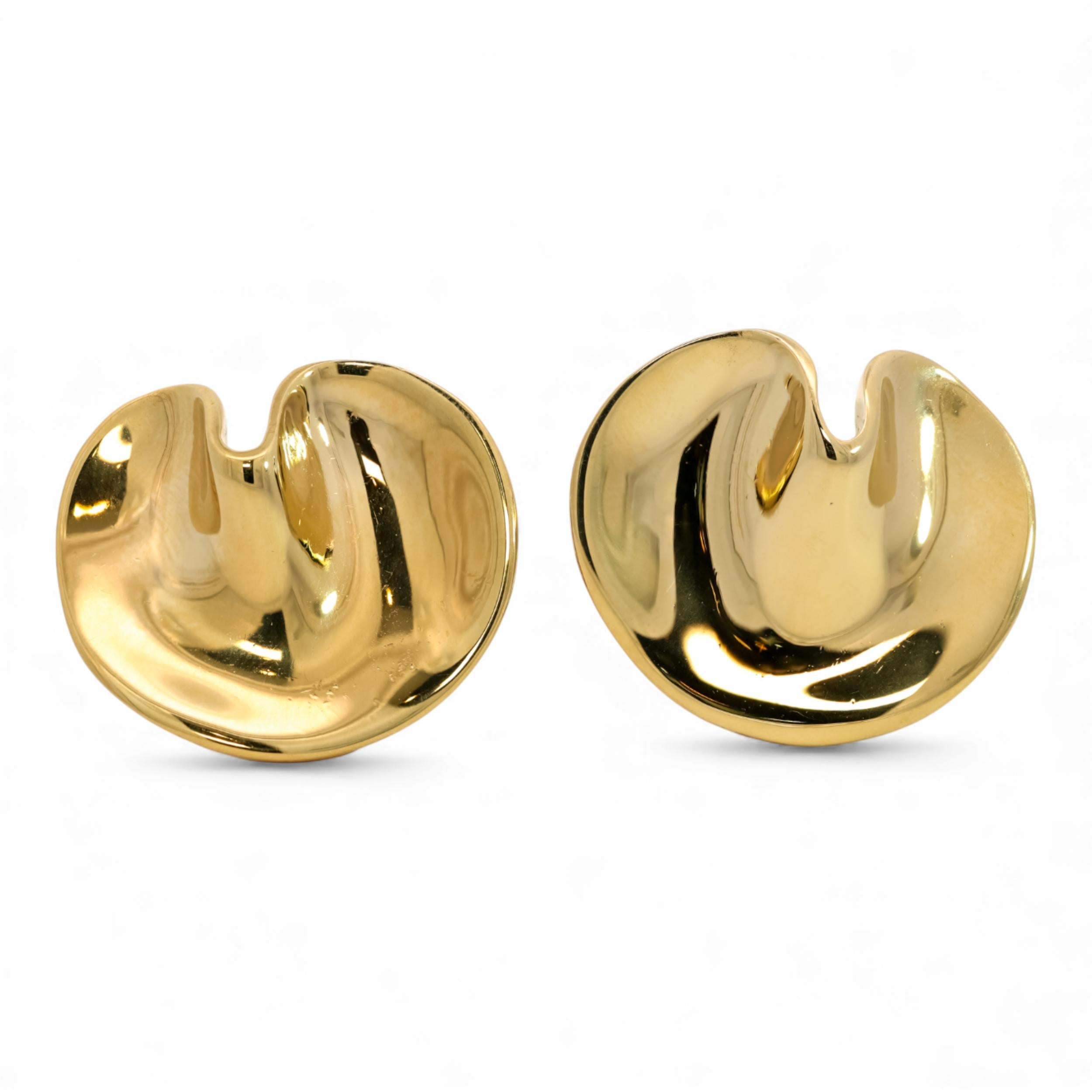 Vintage Tiffany & Co. Lilypad Earrings