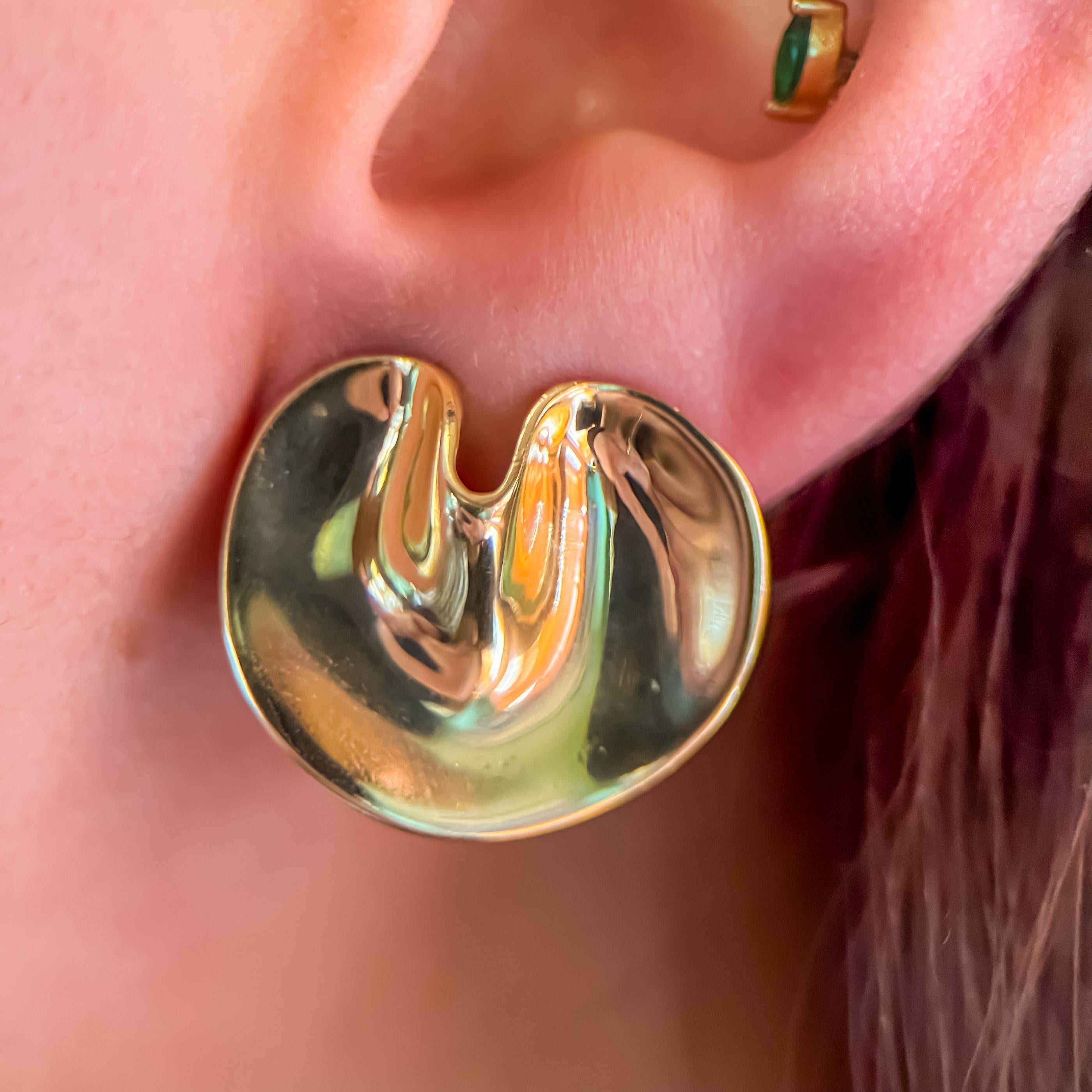 Vintage Tiffany & Co. Lilypad Earrings