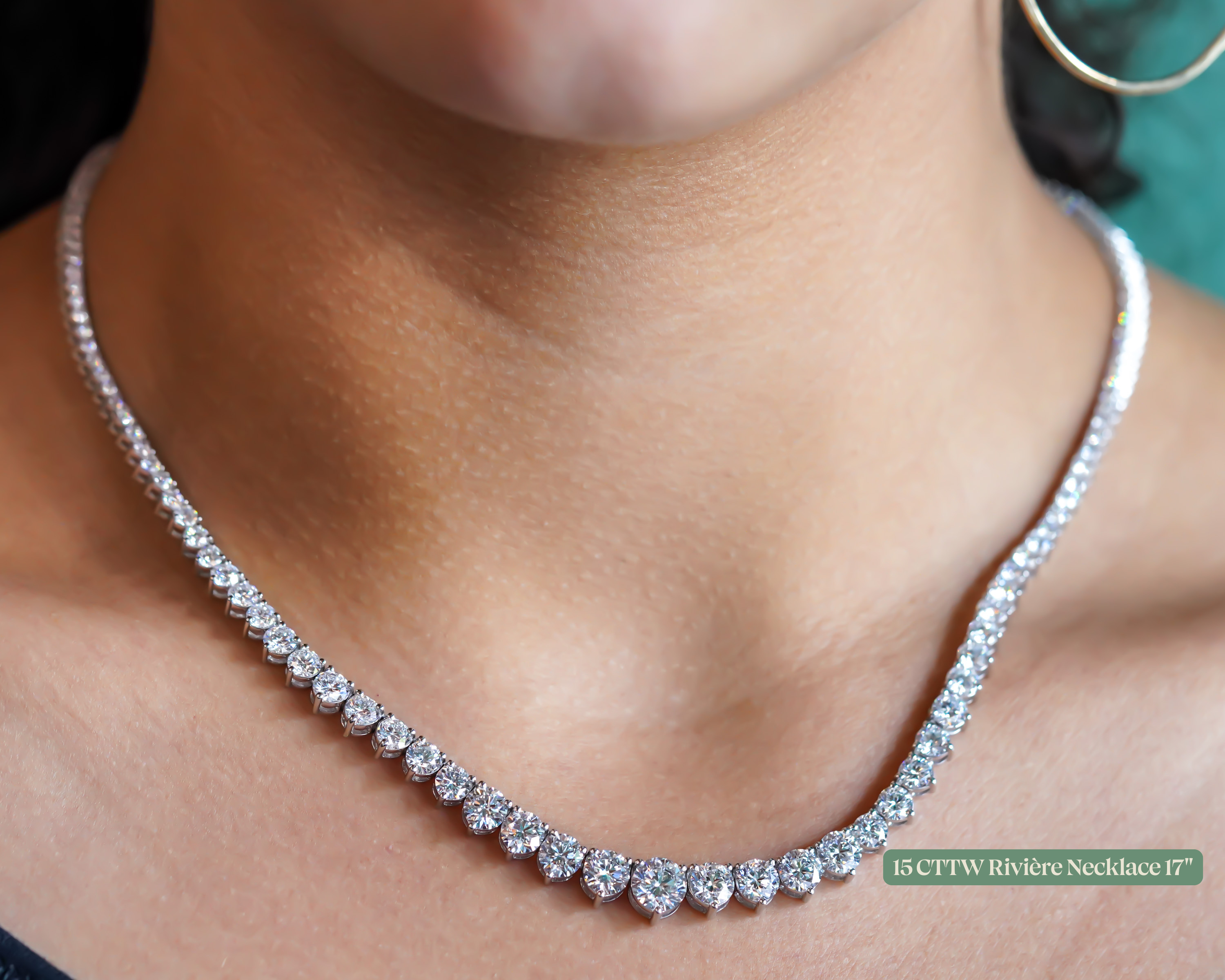 M & Co. Diamond Riviera Necklace